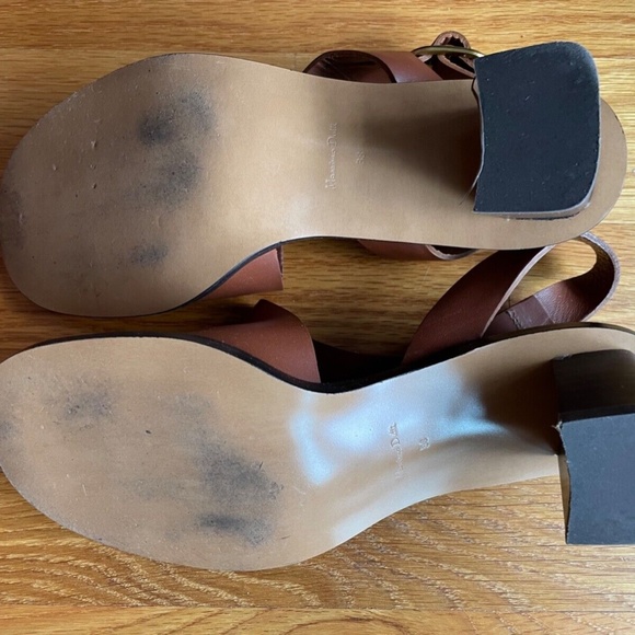 Heeled Sandals with Straps Massimo Dutti - Brown 7.5 (EU38) - Picture 5 of 10